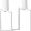 Line, Candle Holder, White