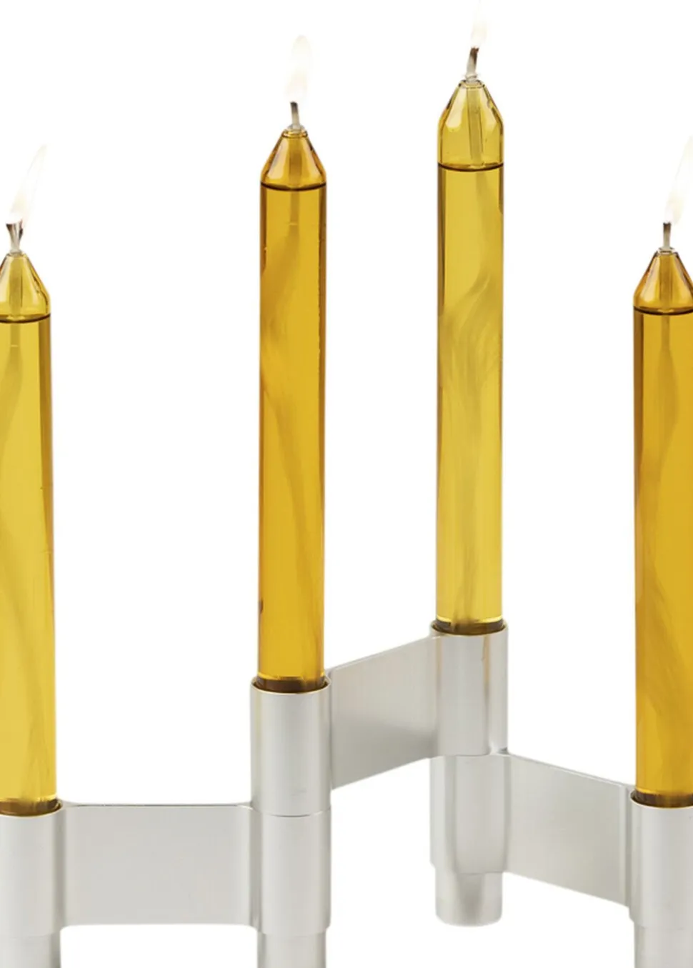 LINK, CANDLE HOLDER, POLISHED ALUMINIUM, 11060P