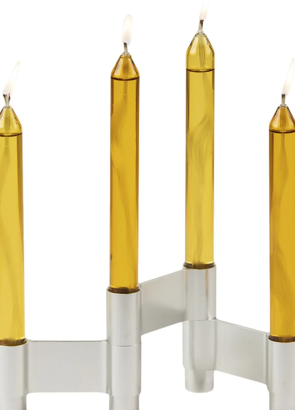 LINK, CANDLE HOLDER, POLISHED ALUMINIUM, 11060P