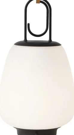 Lucca SC51, Black, Outdoor Portable Lamp, Dimmable, Opal Glass/Black