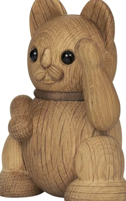 Lucky cat - oak