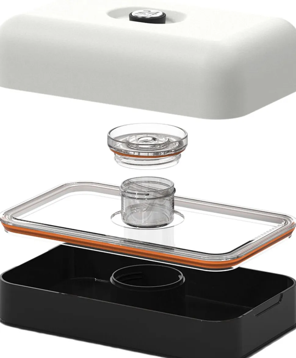 Lunchbox - Stone Finish - Ice White