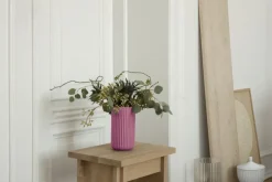 Lyngby Vase H20. 5 cm lilla porcelæn