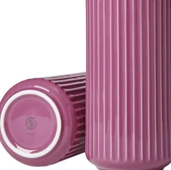 Lyngby Vase H20. 5 cm lilla porcelæn