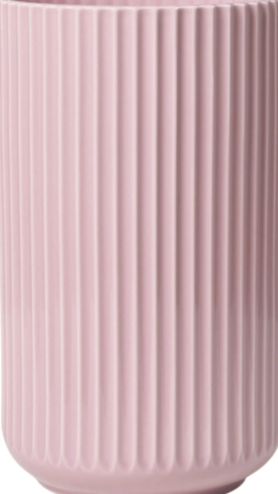 Lyngby Vase H25 cm rosa porcelæn