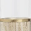 Marble lantern, Beige, 8x17,1 cm