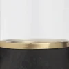 Marble lantern, Galaxy black, 8x17,1 cm