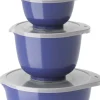 Margrethe-sæt 8 dele 0,25 + 0,5 + 1,5 + 3L Electric blue