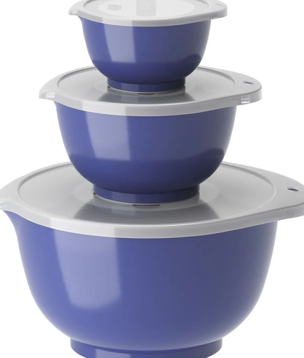 Margrethe-sæt 6 dele 0,25 + 0,75 + 3 L Electric blue