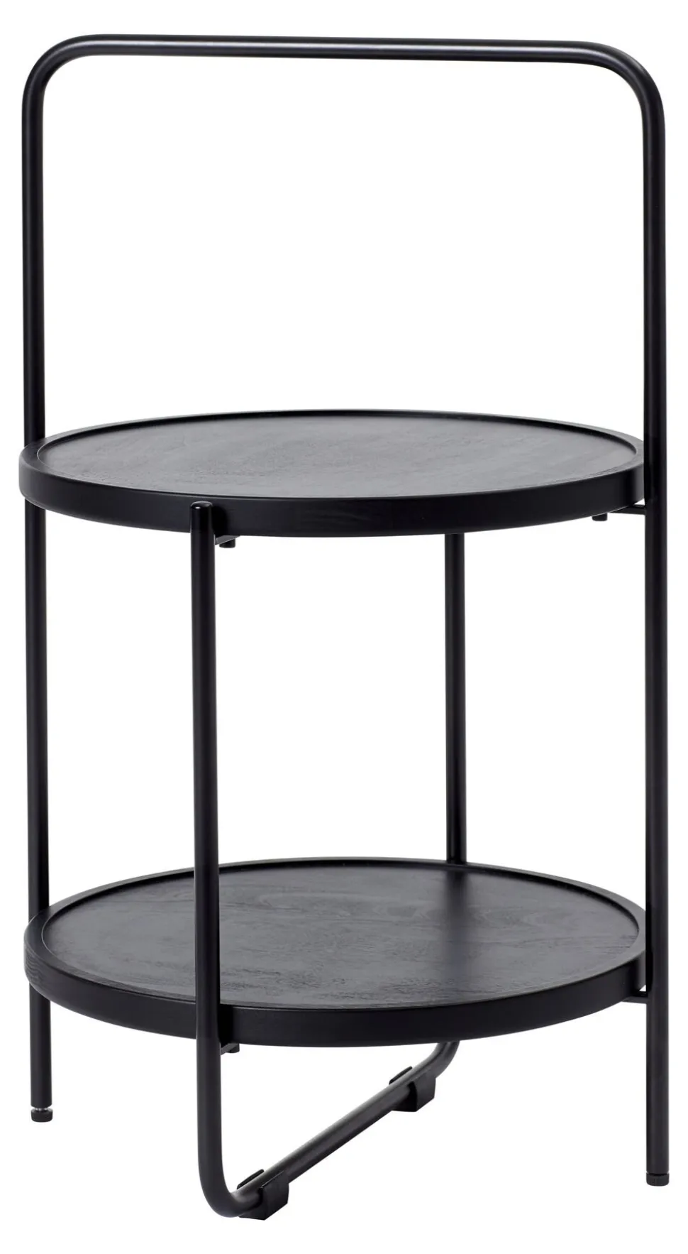 Mini tray table Ø36 cm - Black frame