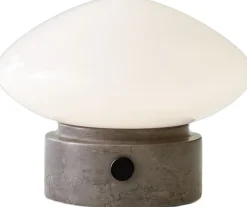 Mist Portable Lamp AP21 Grigio Caldo base
