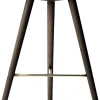 ML 42 - Bord Skammel / Brunolieret Eg / Messing