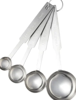 Måleskesæt 4 stk. Stål