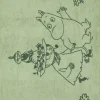 Moomin Arabia 70x140cm badehåndklæde Venner For Evigt GOTS