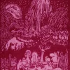Moomin Arabia 130x170cm uldtæppe Festlige Øjeblikke