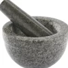 Morter 0,35 liter 14 x 8 cm Mørkegrå granit