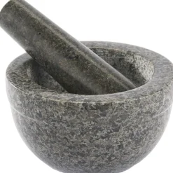 Morter 0,35 liter 14 x 8 cm Mørkegrå granit