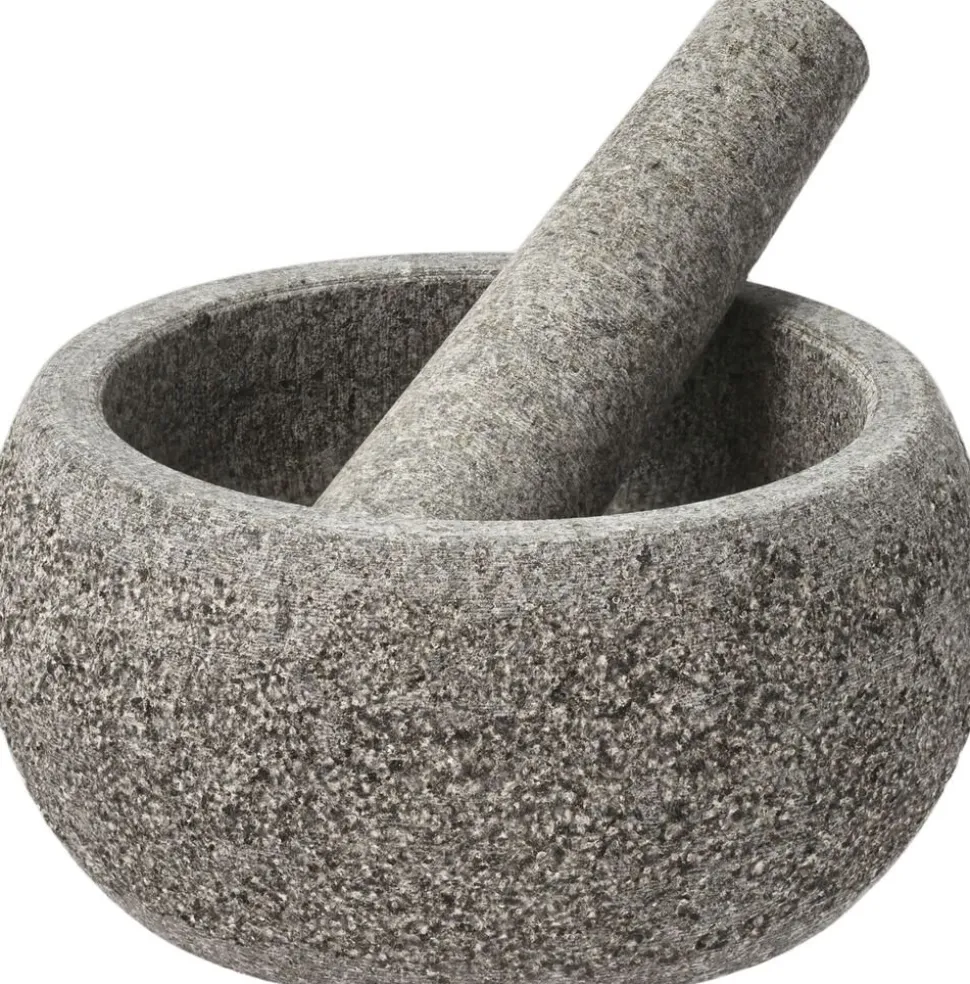 Morter med støder Dia. 16 x 8 cm Granit