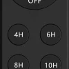 Mr. Wattson Remote Control, Oval, Black