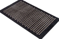 Måtte 60x90 cm, dot sort/sand