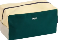 Multi Wash Bag-Medium-Dark green multi