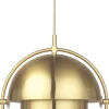 Multi-Lite Pendant - Small, Brass base, EU Shiny Brass