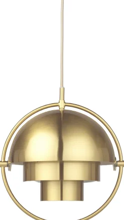 Multi-Lite Pendant - Small, Brass base, EU Shiny Brass