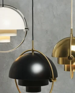 Multi-Lite Pendant - Small, Brass base, EU Shiny Brass