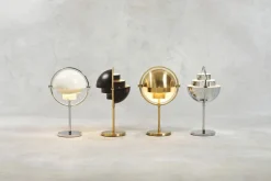 Multi-Lite Portable Lamp, EU Base: Brass, Shade: Black Semi