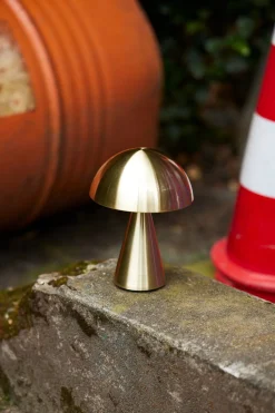 Mush Portable Lamp Brass