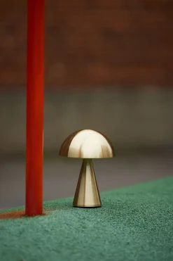 Mush Portable Lamp Brass