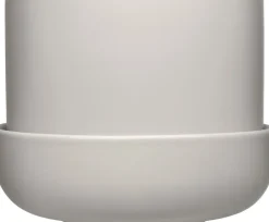 Nappula urtepotte med underskål 170x130 lysegrå