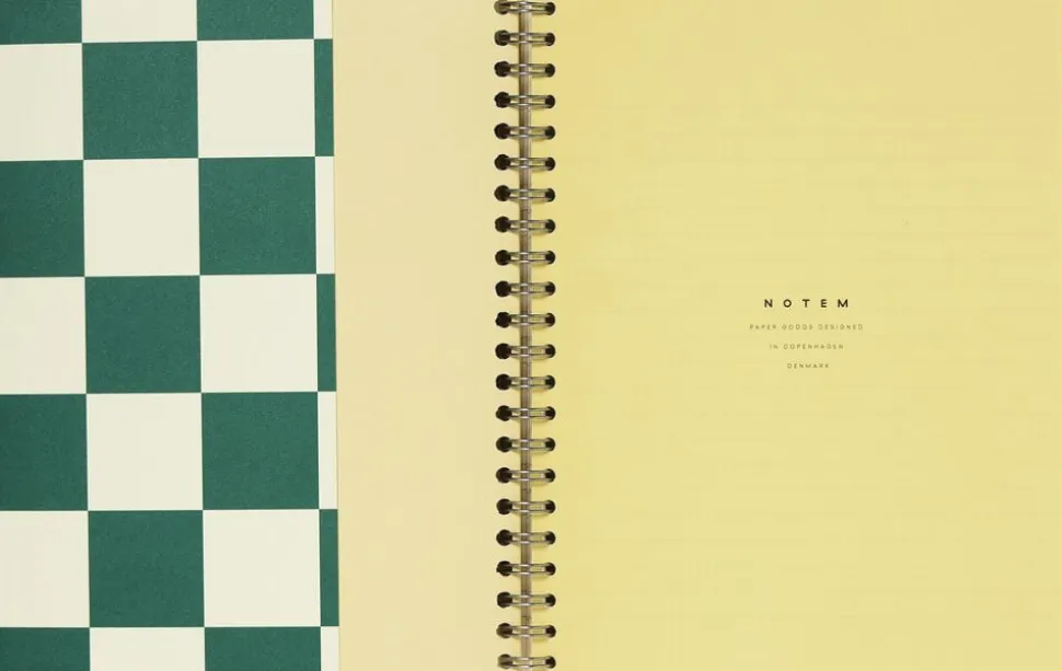 NELA notebook - Medium, Green check