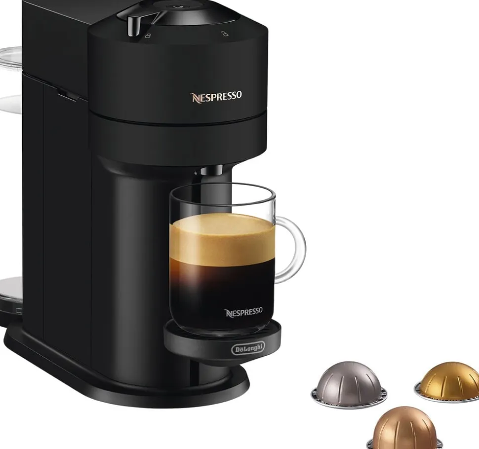 Nespresso Vertuo Next kaffemaskine fra De'Longhi®, Matt Blac