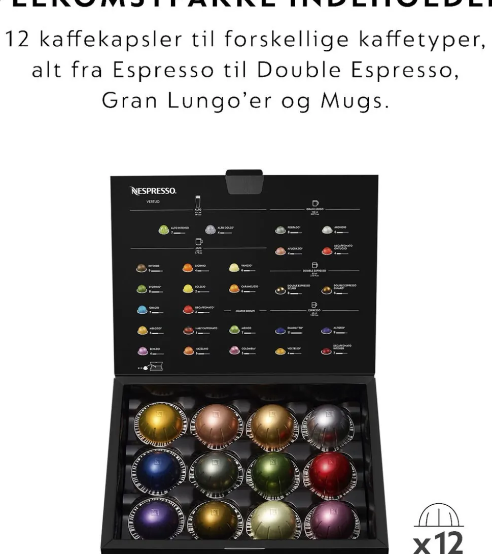 Nespresso Vertuo Next kaffemaskine fra De'Longhi®, Matt Blac