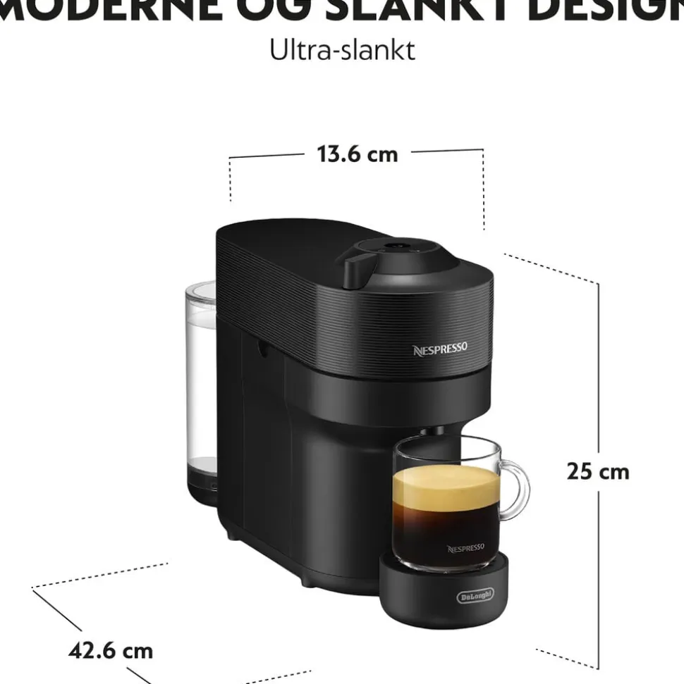 Nespresso Vertuo Pop coffee machine fraDeLonghi, Liquorice Bl