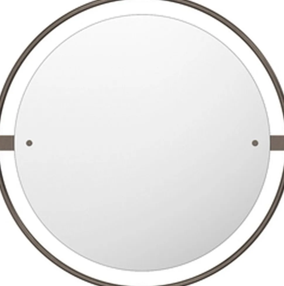 Nimbus, Mirror Ø60, Bronzed Brass
