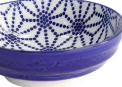 Nippon Blå fad 9,5x3cm Stjerne
