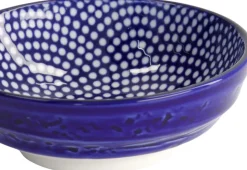 Nippon Blue Dish 9. 5x3 Dot