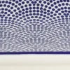 Nippon Blue Plate Rect 21x13. 5 Dot