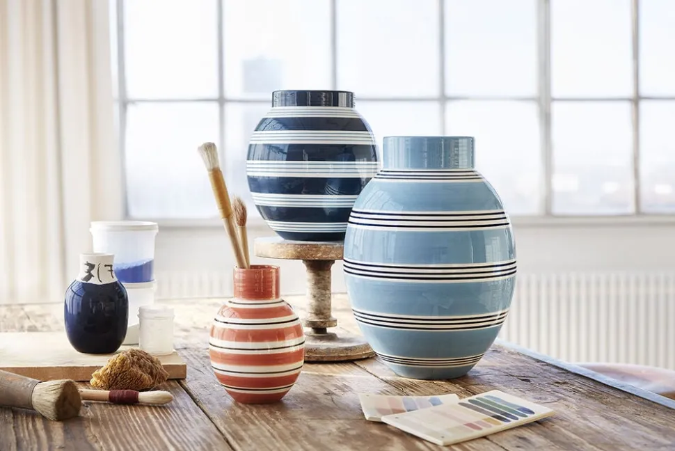 Omaggio Nuovo Vase H30 mellem blå