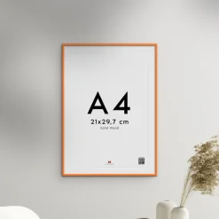 Orange Wood Frame