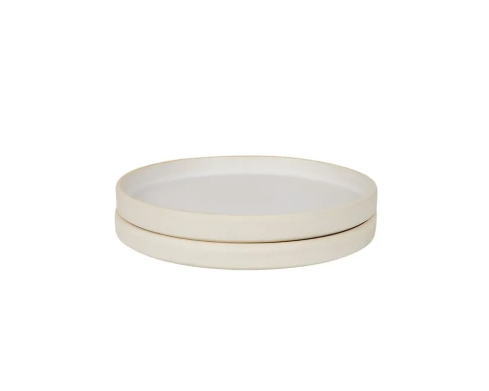 Otto Ceramic Plate Set of Two | Natural | Small