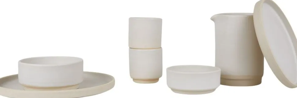 Otto Ceramic Plate Set of Two | Natural | Small
