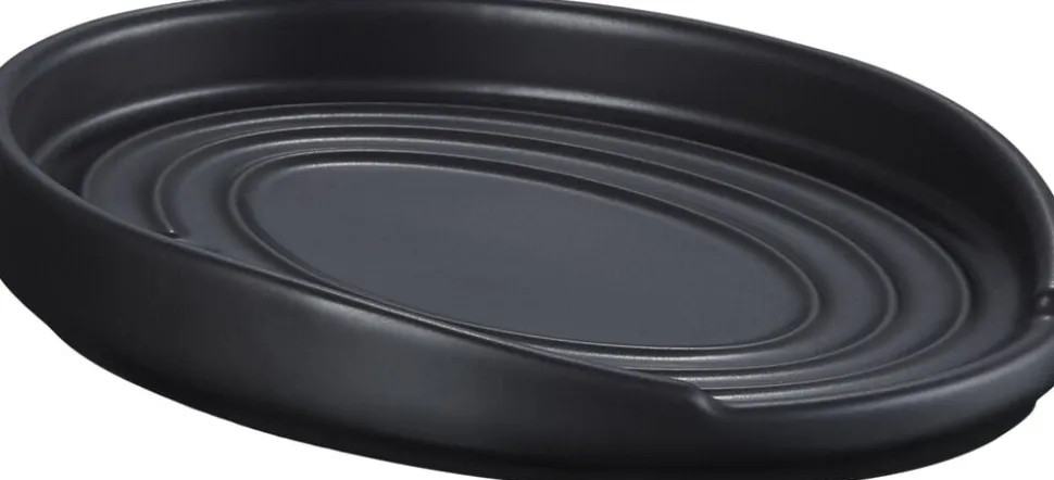 Oval grydeskeholder 15cm Matte Black
