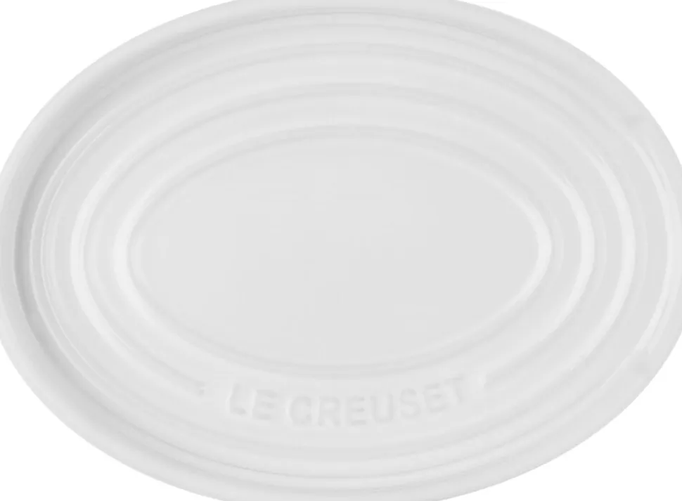Oval grydeskeholder 15cm White