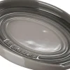 Oval grydeskeholder15cm Flint