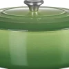 Oval støbejernsgryde 6,3 L Bamboo Green