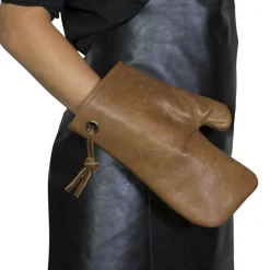Oven Glove Vintage Camel