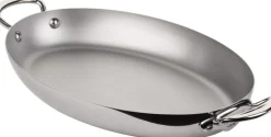 Pande med 2 greb oval Cook Style 30 cm Stål